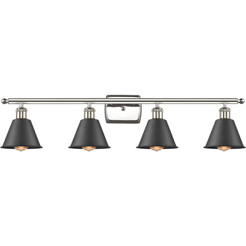 Ballston Smithfield 4 Light 36 inch Polished Nickel Bath Vanity Light Wall Light