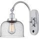 Franklin Restoration Bell 1 Light 8 inch Polished Chrome Sconce Wall Light