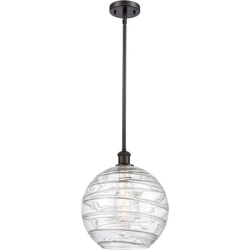 Ballston X-Large Deco Swirl LED 12 inch Oil Rubbed Bronze Pendant Ceiling Light, Ballston
