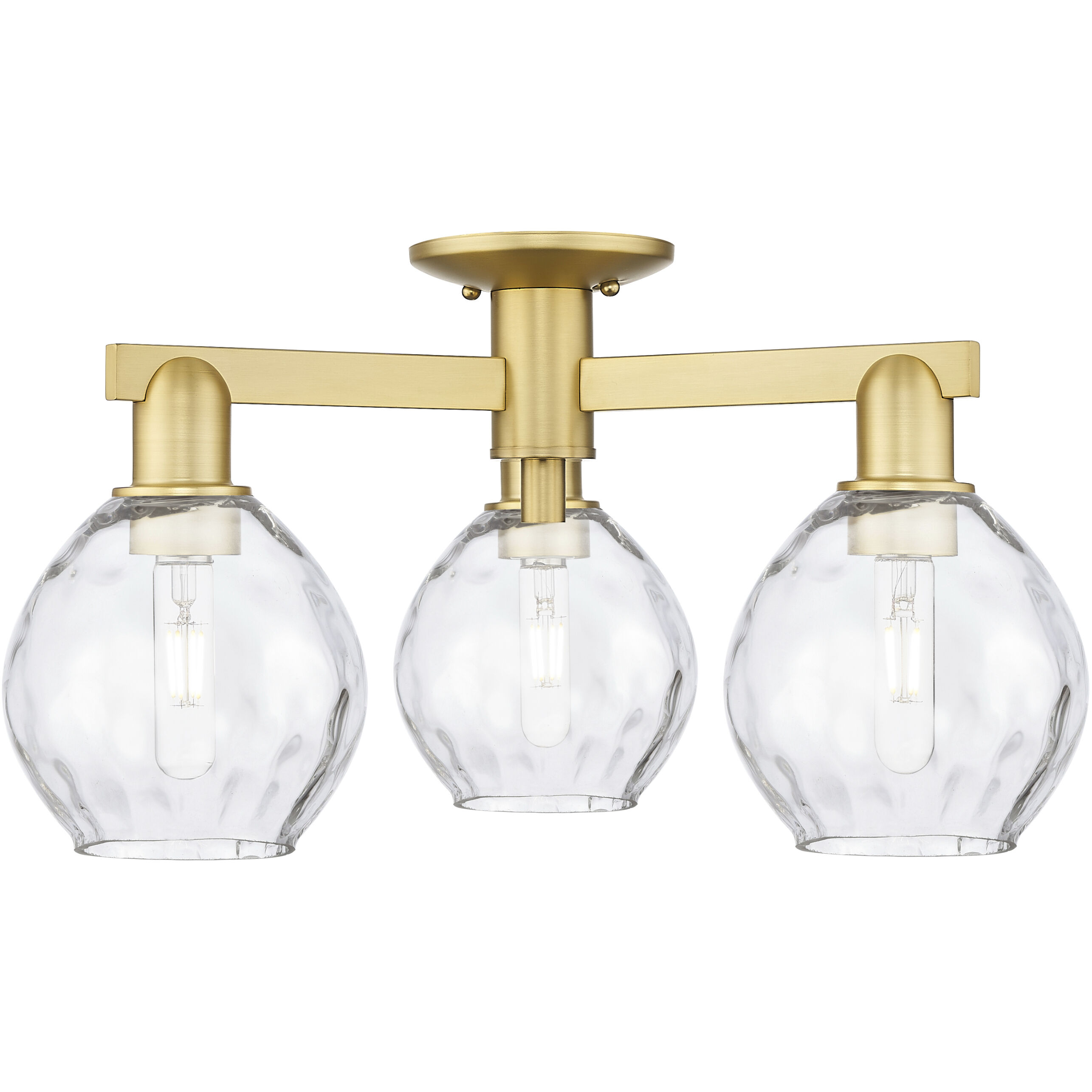 Arcadia Waverly 3 Light 24.00 inch Semi-Flush Mount