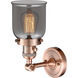 Franklin Restoration Small Bell LED 5 inch Antique Copper Sconce Wall Light, Franklin Restoration