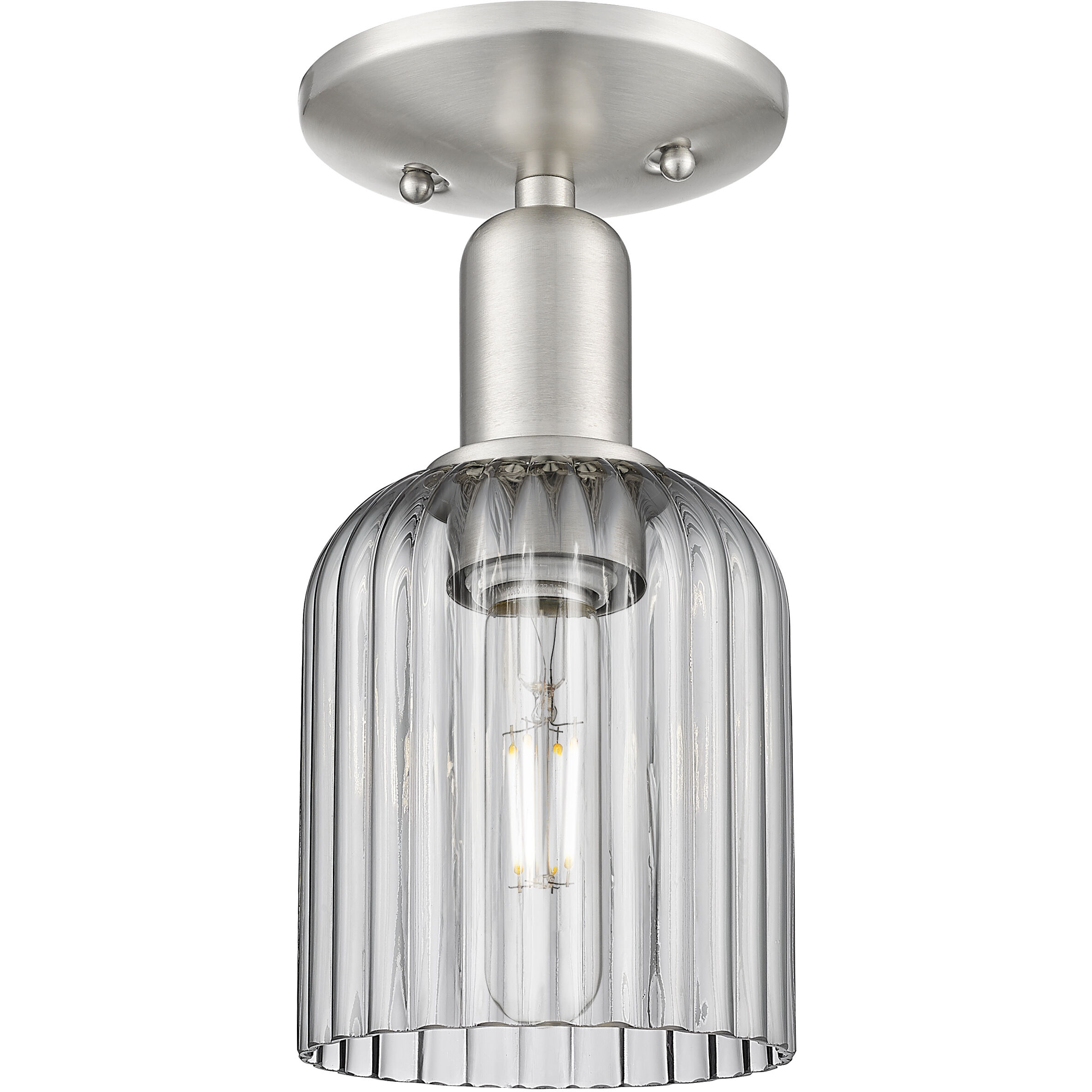 Bridal Veil 1 Light 5.00 inch Semi-Flush Mount