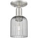 Bridal Veil 1 Light 5.00 inch Semi-Flush Mount