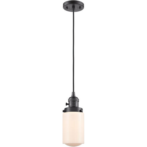 Franklin Restoration Dover LED 5 inch Oil Rubbed Bronze Mini Pendant Ceiling Light