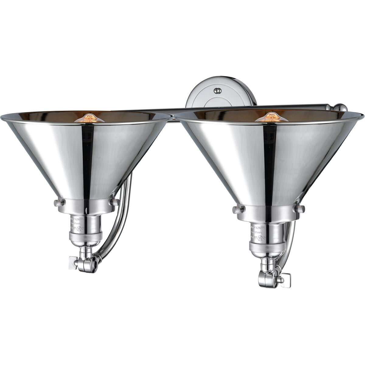 Franklin Restoration Briarcliff LED 18 inch Polished Chrome Bath Vanity Light Wall Light, Franklin Restoration