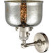 Franklin Restoration Large Bell LED 8 inch Brushed Satin Nickel Sconce Wall Light, Franklin Restoration