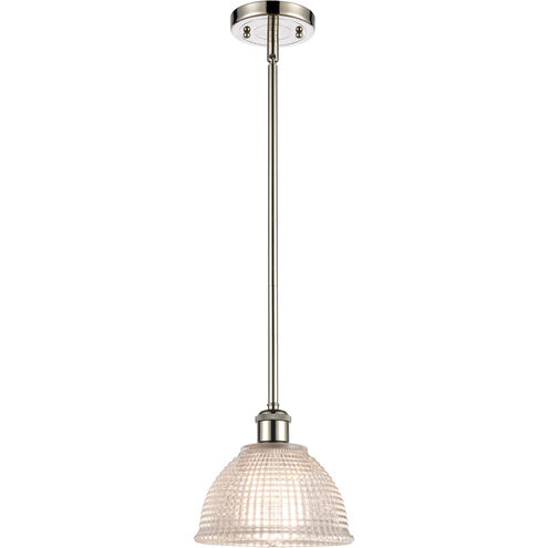 Ballston Arietta 1 Light 8 inch Polished Nickel Pendant Ceiling Light, Ballston