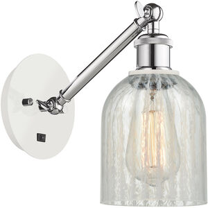 Ballston Caledonia LED 5 inch White and Polished Chrome Sconce Wall Light