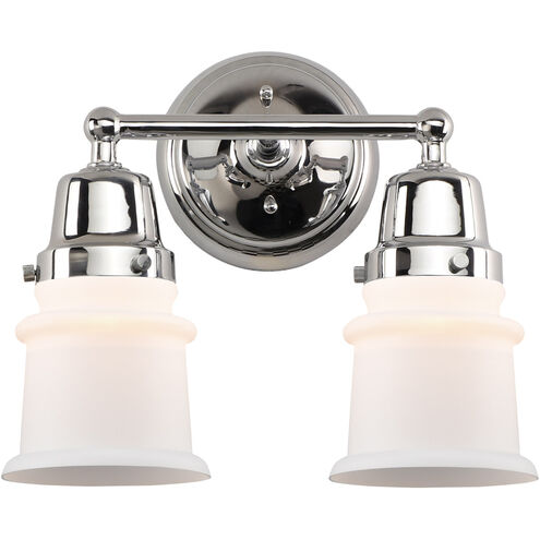 Aditi Small Canton LED 13 inch Polished Chrome Bath Vanity Light Wall Light, Aditi