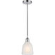 Edison Brookfield LED 6 inch Polished Chrome Mini Pendant Ceiling Light
