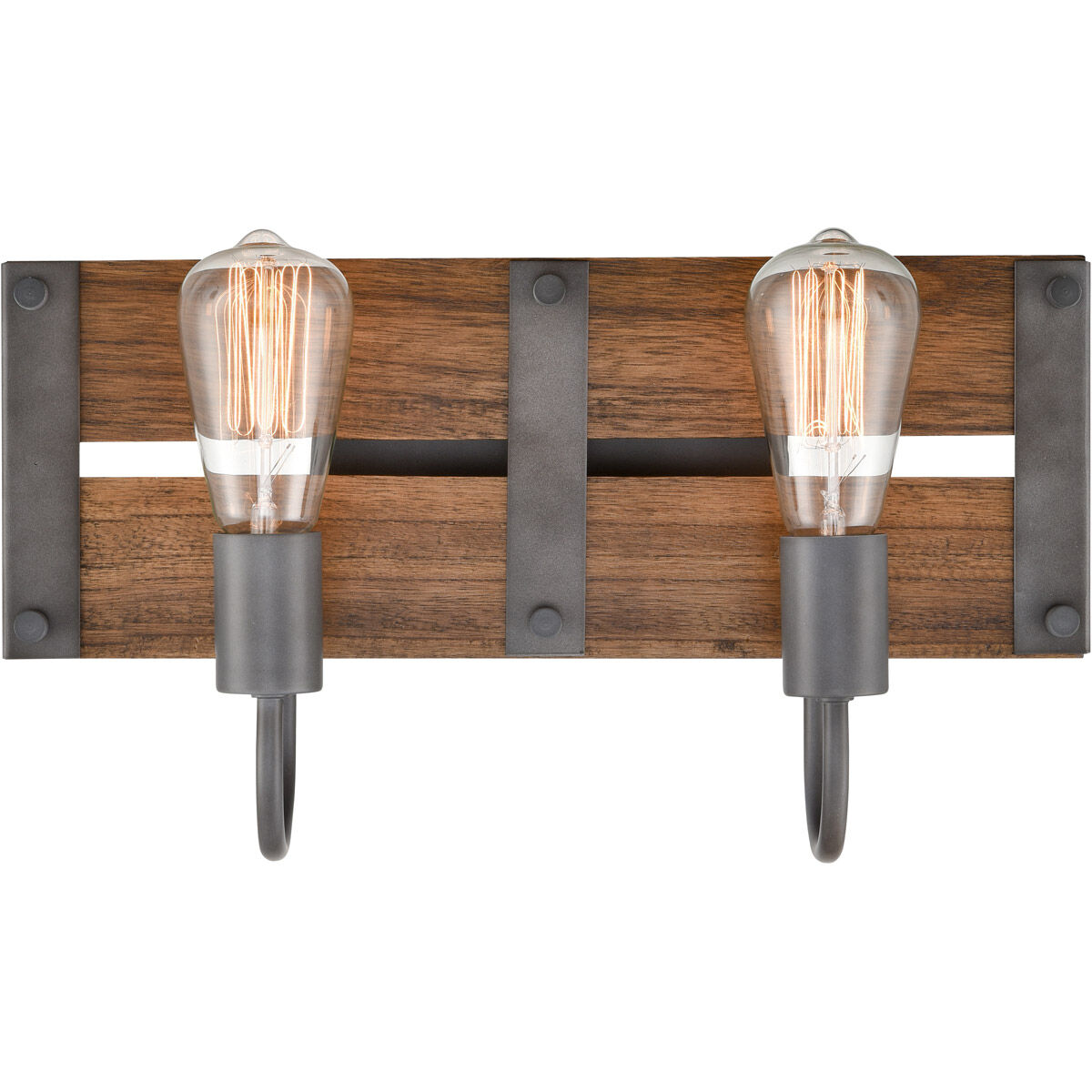 Austin 2 Light 16.5 inch Aged Gun Metal Bath Vanity Light Wall Light