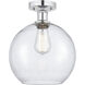 Edison Athens 1 Light 10.00 inch Semi-Flush Mount
