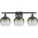 Ballston Brookhaven Globe 3 Light 28 inch Oil Rubbed Bronze Bath Vanity Light Wall Light in Slate Glass