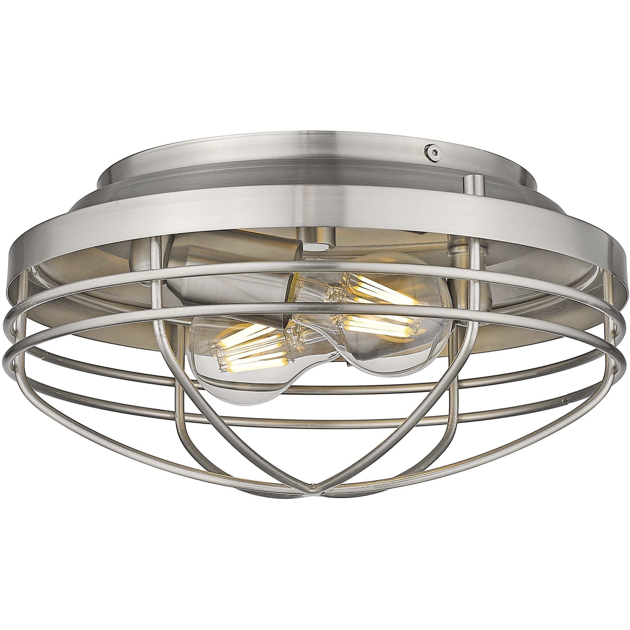 Seaport 2 Light 12.00 inch Flush Mount