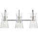Nicole 3 Light 24.00 inch Bathroom Vanity Light