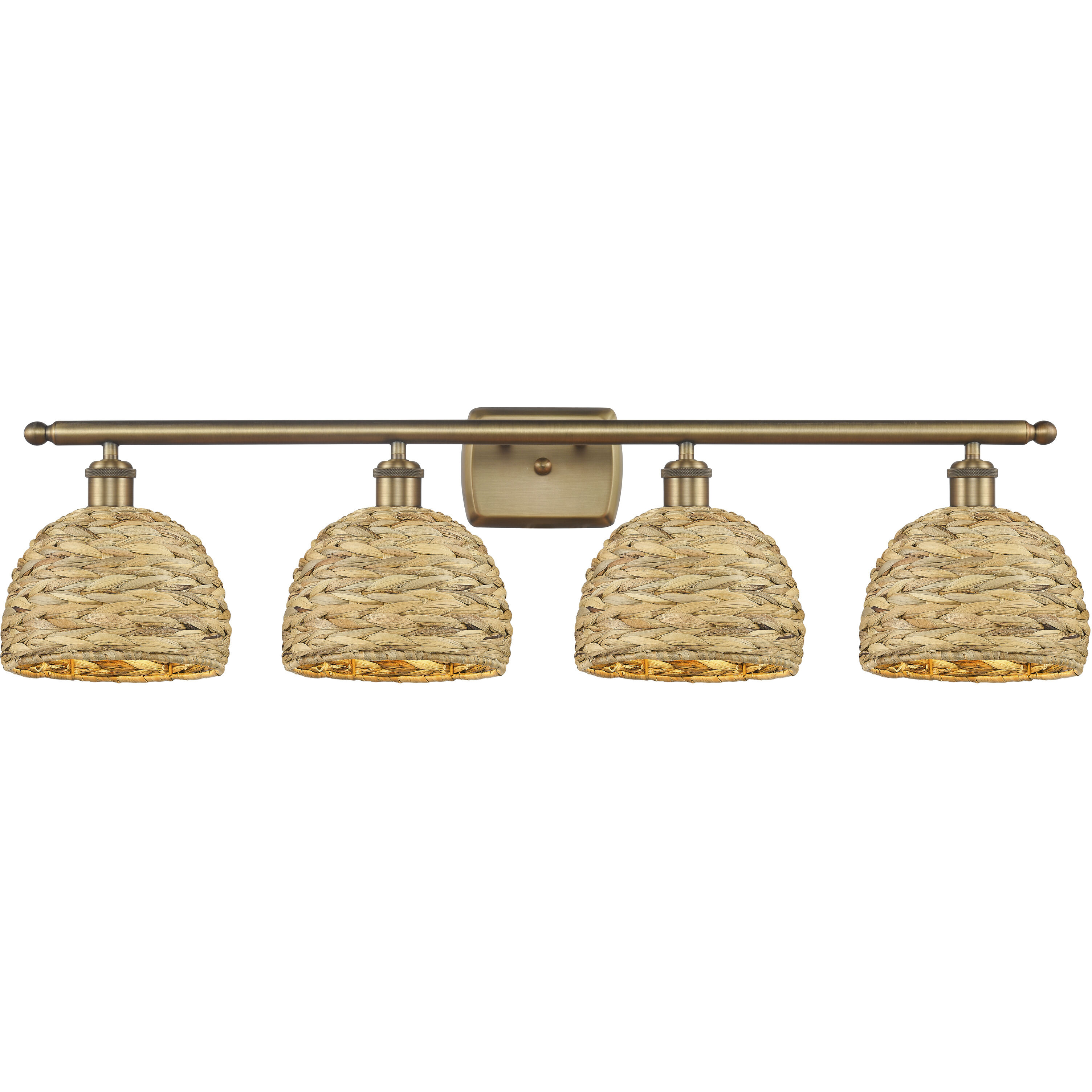 Wicker vanity light cheap