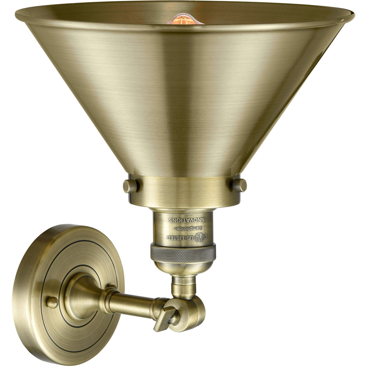 Franklin Restoration Briarcliff 1 Light 10 inch Antique Brass Semi-Flush Mount Ceiling Light, Franklin Restoration