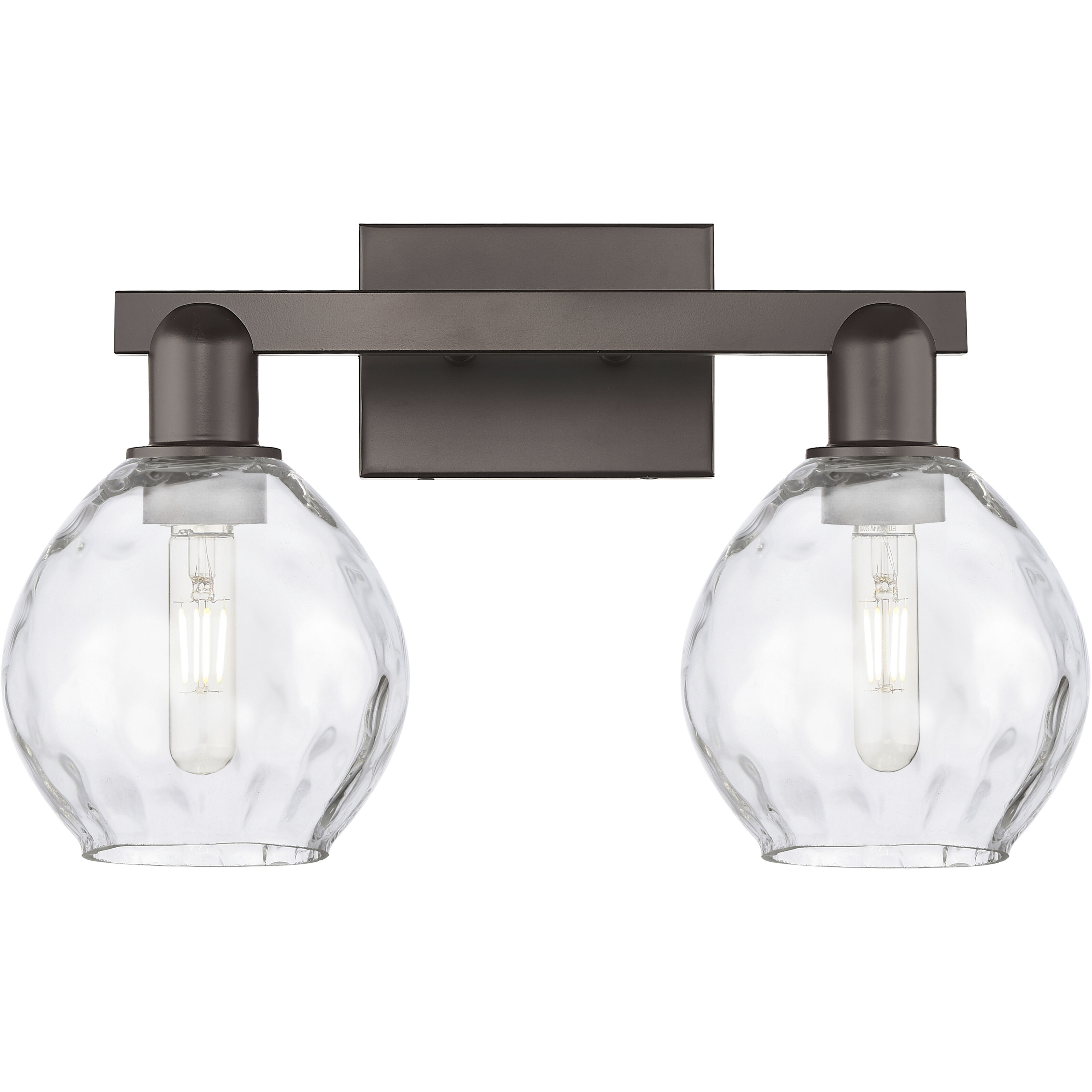 Arcadia Waverly 2 Light 17 inch Oil Rubbed Bronze Bath Vanity Light Wall Light