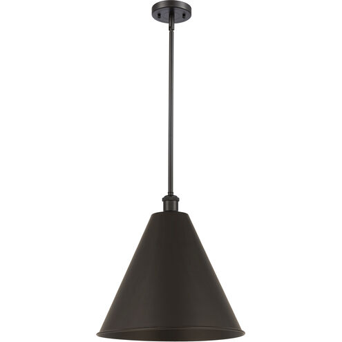 Ballston Cone LED 16 inch Oil Rubbed Bronze Pendant Ceiling Light