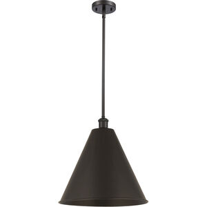Ballston Cone LED 16 inch Oil Rubbed Bronze Pendant Ceiling Light