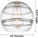 Ballston Rochester 3 Light 36.5 inch Satin Gold Stem Hung Island Light Ceiling Light