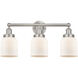 Bell 3 Light 24.5 inch Brushed Satin Nickel Bath Vanity Light Wall Light