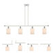 Ballston Hadley LED 48 inch White and Polished Chrome Island Light Ceiling Light in Matte White Glass, Ballston