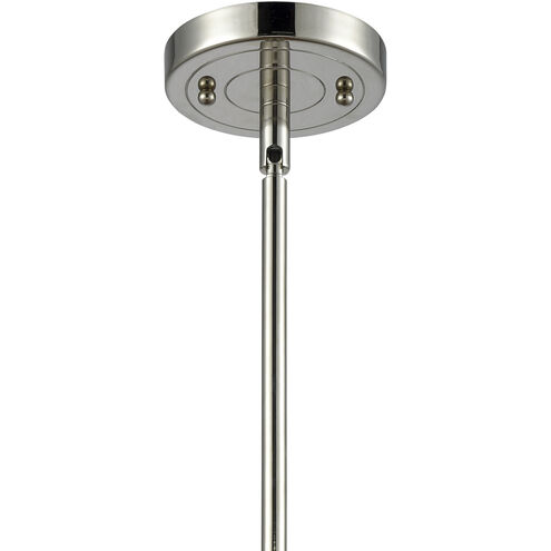 Franklin Restoration Seneca Falls LED 9.5 inch Polished Nickel Mini Pendant Ceiling Light, Franklin Restoration