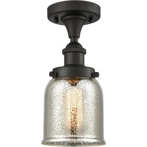 Small Bell 1 Light 5 inch Oil Rubbed Bronze Semi-Flush Mount Ceiling Light, Ballston