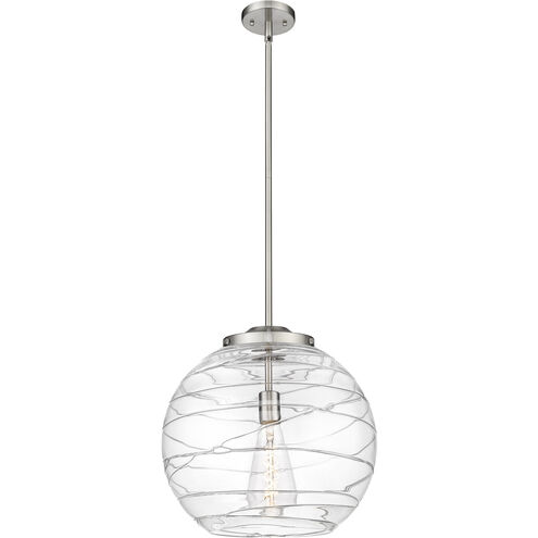 Ballston Athens Deco Swirl 1 Light 15.75 inch Pendant