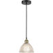 Arietta 1 Light 8 inch Black Antique Brass Mini Pendant Ceiling Light