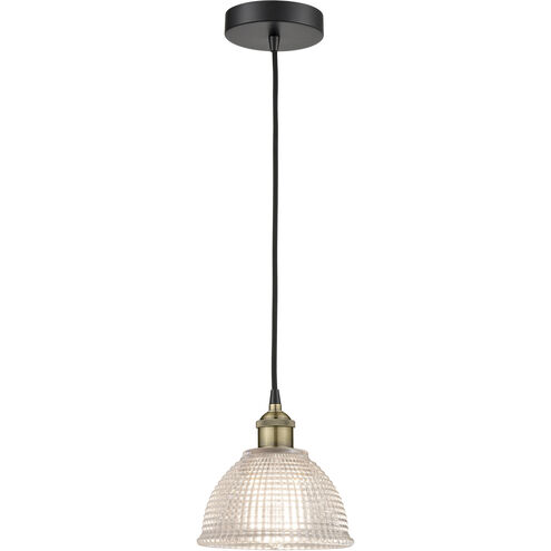 Arietta 1 Light 8 inch Black Antique Brass Mini Pendant Ceiling Light