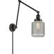 Stanton 30 inch 3.50 watt Matte Black Swing Arm Wall Light, Franklin Restoration