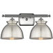 Adirondack 2 Light 18 inch Brushed Satin Nickel Bath Vanity Light Wall Light