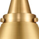 Franklin Restoration Appalachian LED 8 inch Satin Gold Flush Mount Ceiling Light