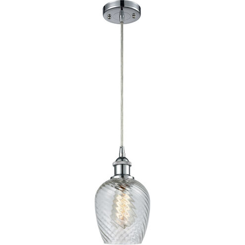 Ballston Salina LED 5 inch Polished Chrome Mini Pendant Ceiling Light in Silver, Ballston