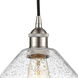 Edison Cindyrella 1 Light 8 inch Brushed Satin Nickel Mini Pendant Ceiling Light