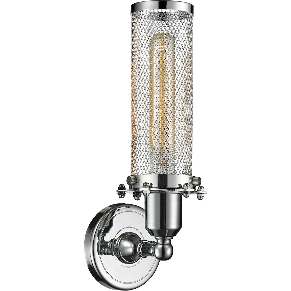 Austere Quincy Hall 1 Light 5 inch Polished Chrome Sconce Wall Light in Incandescent, Austere