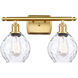 Ballston Small Waverly LED 16 inch Satin Gold Bath Vanity Light Wall Light, Ballston