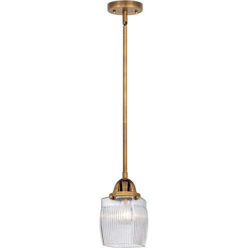 Nouveau 2 Colton 1 Light 6 inch Brushed Brass Mini Pendant Ceiling Light