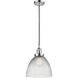 Franklin Restoration Seneca Falls 1 Light 9.5 inch Polished Chrome Mini Pendant Ceiling Light in Incandescent, Franklin Restoration