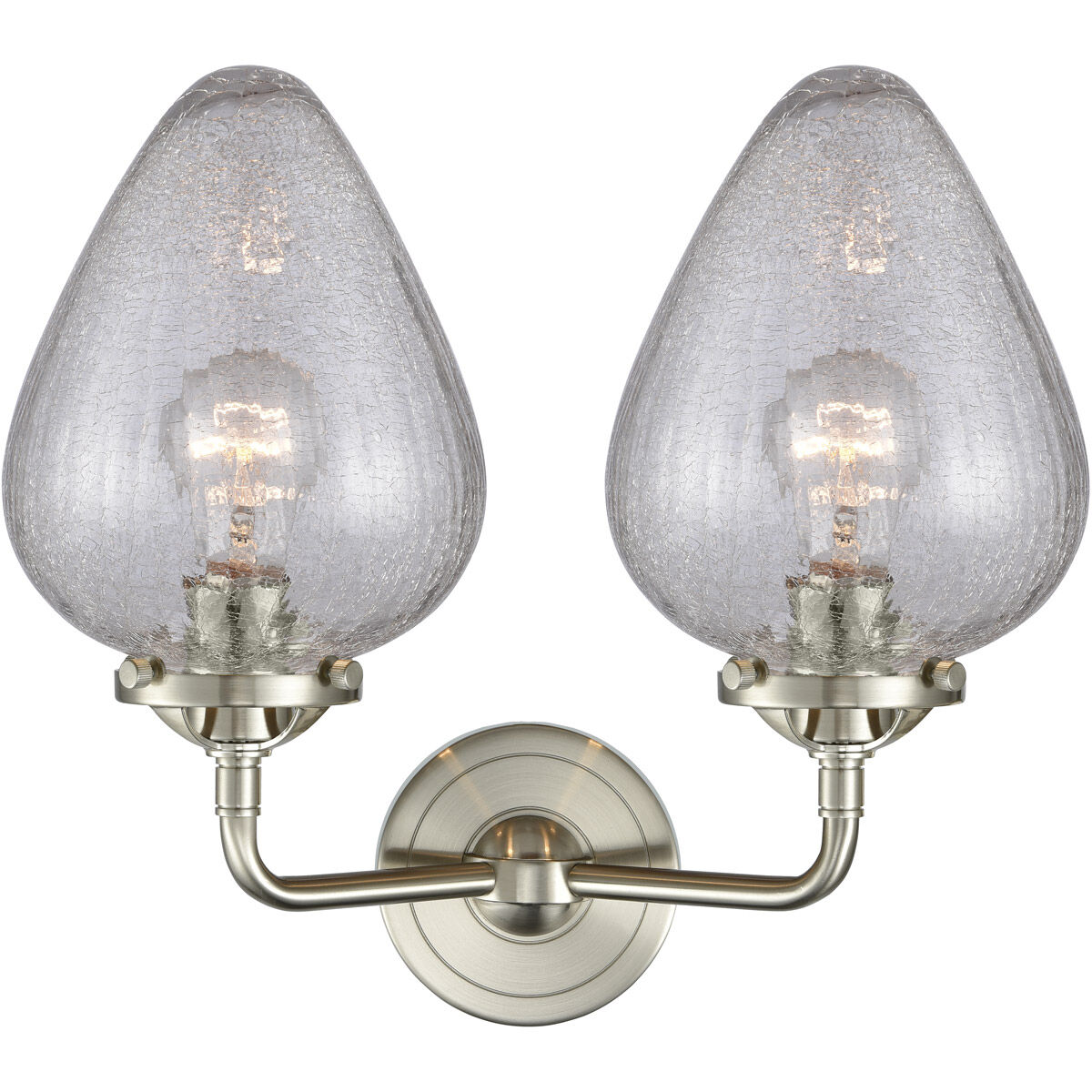 Nouveau Geneseo LED 15 inch Brushed Satin Nickel Bath Vanity Light Wall Light, Nouveau