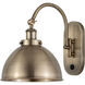 Ballston Urban 1 Light 10 inch Antique Brass Sconce Wall Light