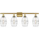 Ballston Vaz 4 Light 35.88 inch Satin Gold Bath Vanity Light Wall Light
