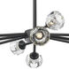 Aurora 16 Light 48 inch Matte Black Chandelier Ceiling Light