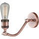 Double Swivel 1 Light 4.5 inch Antique Copper Sconce Wall Light