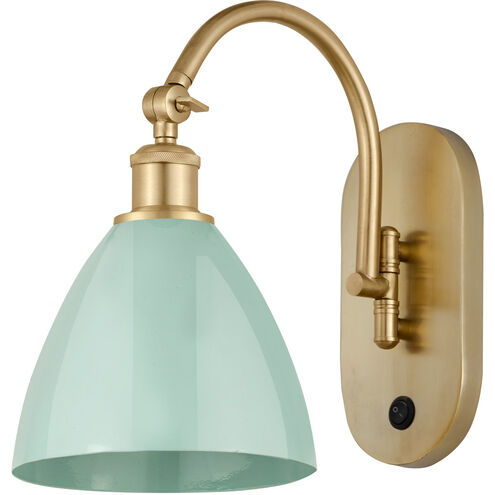 Ballston Plymouth Dome LED 8 inch Antique Copper Sconce Wall Light