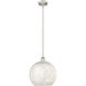 Edison White Mouchette 1 Light 13.75 inch Pendant