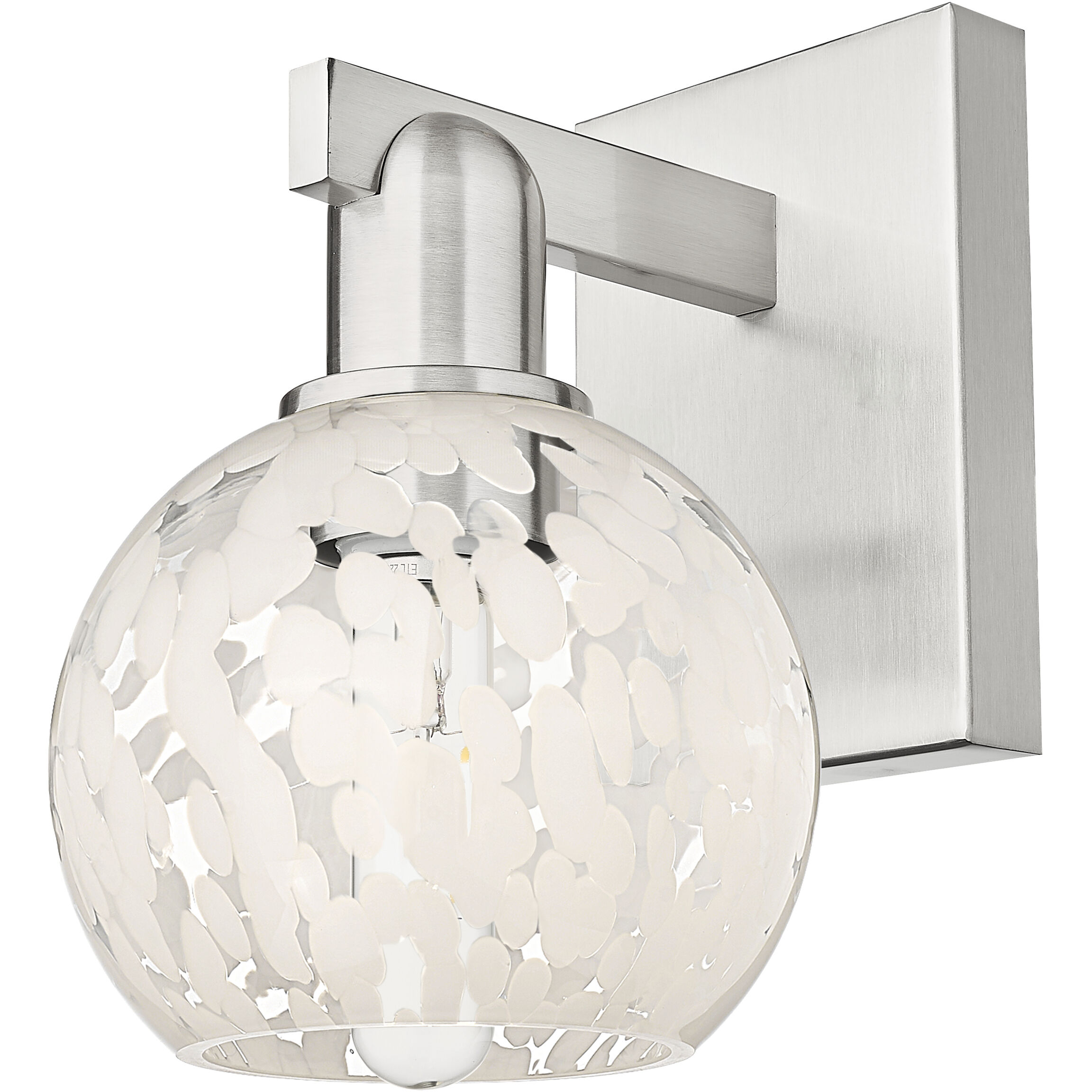 Arcadia White Mouchette 1 Light 6.00 inch Wall Sconce