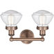 Olean 2 Light 15.5 inch Antique Copper Bath Vanity Light Wall Light in Seedy